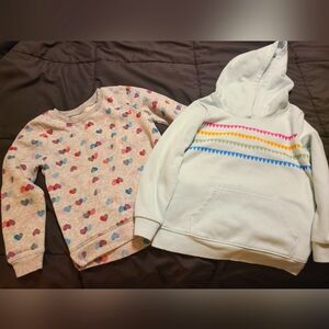 Two 6/6x Girl sweatshirts